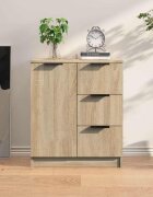 vidaXL Сайдборд сонома дъб 60x30x70 см инженерно дърво
