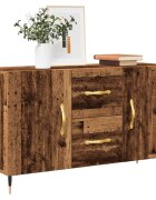 vidaXL Сайдборд старо дърво 100x36x60 см инженерно дърво