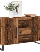 vidaXL Сайдборд старо дърво 100x36x60 см инженерно дърво