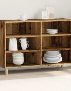 vidaXL Сайдборд старо дърво 1035x35x70 см инженерно дърво