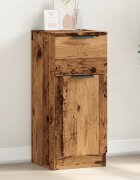 vidaXL Сайдборд старо дърво 30x30x70 см инженерно дърво