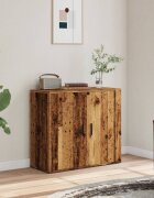 vidaXL Сайдборд старо дърво 80x33x70 см инженерно дърво