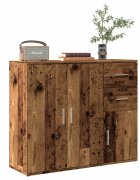 vidaXL Сайдборд старо дърво 91x295x75 см инженерно дърво