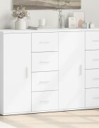 vidaXL Сайдборди 2 бр бели 59x39x80 см инженерно дърво