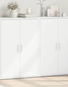 vidaXL Сайдборди 2 бр бели 60x31x84 см инженерно дърво