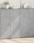 vidaXL Сайдборди 2 бр бетонно сиви 60x31x84 см инженерно дърво