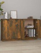 vidaXL Сайдборди 2 бр опушен дъб 60x30x70 см инженерно дърво