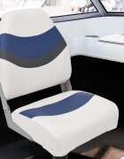 vidaXL Седалка за лодка с висока облегалка сгъваема 44x38x55 см