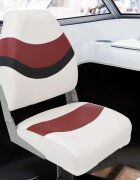 vidaXL Седалка за лодка с висока облегалка сгъваема 44x38x55 см