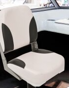 vidaXL Седалка за лодка със стойка въртяща се на 360°