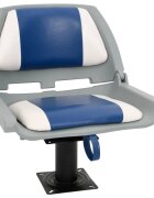 vidaXL Седалка за лодка със стойка въртяща се на 360°