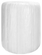 vidaXL Селскостопанско стреч фолио бяло 25 µm 50 см x 1800 м