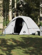 vidaXL Семейна палатка Cabin 6-Person White Blackout Fabric Waterproof