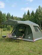 vidaXL Семейна палатка с покрив Военнозелено 305 x 275 x 190 см