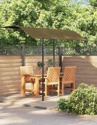 vidaXL Сенник 3x24 м таупе 180 г/м²