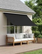vidaXL Сенник Черно 300 x 150 cm 180 г / м² полиестер с PU покритие