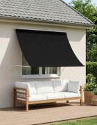 vidaXL Сенник Черно 400 x 150 cm 180 г / м² полиестер с PU покритие