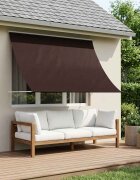 vidaXL Сенник Кафяво 250 x 150 cm 180 г / м² полиестер с PU покритие