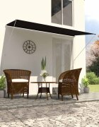vidaXL Сенник с падащо рамо 250х150 см антрацит