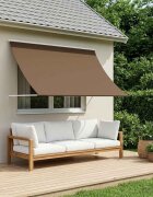vidaXL Сенник Таупе 200 x 150 cm 180 г / м² полиестер с PU покритие