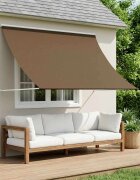 vidaXL Сенник Таупе 250 x 150 cm 180 г / м² полиестер с PU покритие