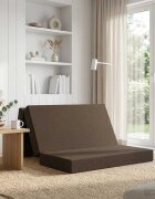 vidaXL Сгъваем диван легло 140 x 67 x 45 см Таупе