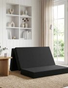 vidaXL Сгъваем диван легло 160 x 67 x 45 см Черно