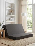 vidaXL Сгъваем диван легло 160 x 67 x 45 см Тъмносиво
