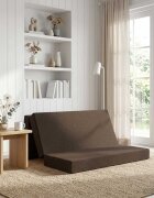vidaXL Сгъваем диван легло 200 x 67 x 45 см Таупе