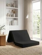 vidaXL Сгъваем диван легло 80 x 67 x 45 см Черно