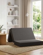 vidaXL Сгъваем диван легло 80 x 67 x 45 см Тъмносиво