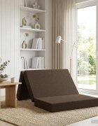 vidaXL Сгъваем диван легло 90 x 67 x 45 см Таупе
