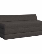 vidaXL Сгъваем диван легло Тъмносиво 120 x 60 x 49 см Текстил