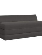 vidaXL Сгъваем диван легло Тъмносиво 120 x 60 x 49 см Текстил