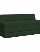 vidaXL Сгъваем диван легло Тъмнозелено 120 x 60 x 49 см Текстил