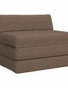 vidaXL Сгъваем диван легло Таупе 70 x 60 x 49 cm Текстил