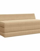 vidaXL Сгъваем диван легло Зелен Сив 120 x 60 x 49 см Текстил