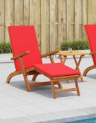 vidaXL Сгъваем и reclining шезлонг 2 бр. Солидно акациево дърво