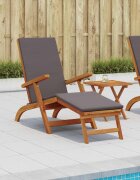 vidaXL Сгъваем и reclining шезлонг 55 x 146 x 91 см