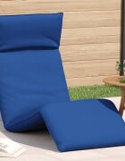 vidaXL Сгъваем шезлонг кралско син 175x54x85 см оксфордски плат