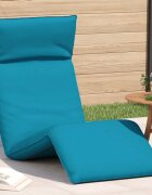 vidaXL Сгъваем шезлонг светлосин 175x54x85 см оксфордски плат
