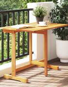 vidaXL Сгъваема балконска маса 90x60x72 см масивна акация