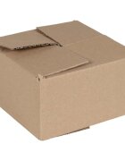 vidaXL Сгъваема кутия 50 бр. Естествен 15 x 15 x 8 см Картон