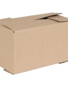 vidaXL Сгъваема кутия 50 бр. Естествен 24 x 13 x 13 см Картон