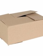 vidaXL Сгъваема кутия 50 бр. Естествен 25 x 175 x 10 см Картон