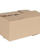 vidaXL Сгъваема кутия 50 бр. Естествен 30 x 215 x 14 см Картон