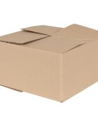 vidaXL Сгъваема кутия 50 бр. Естествен 30 x 30 x 15 cm Картон