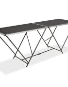 vidaXL Сгъваема маса за лепене на тапети МДФ и алуминий 200x60x78 см