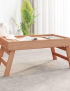 vidaXL Сгъваема табла 55x35x25 см тиково дърво масив