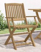 vidaXL Сгъваеми столове 4 бр. 575x545x90 см Масивна дървесина акация